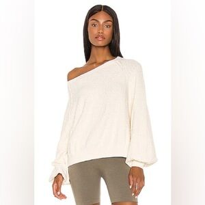 Free People Found My Friend Pullover in Cream